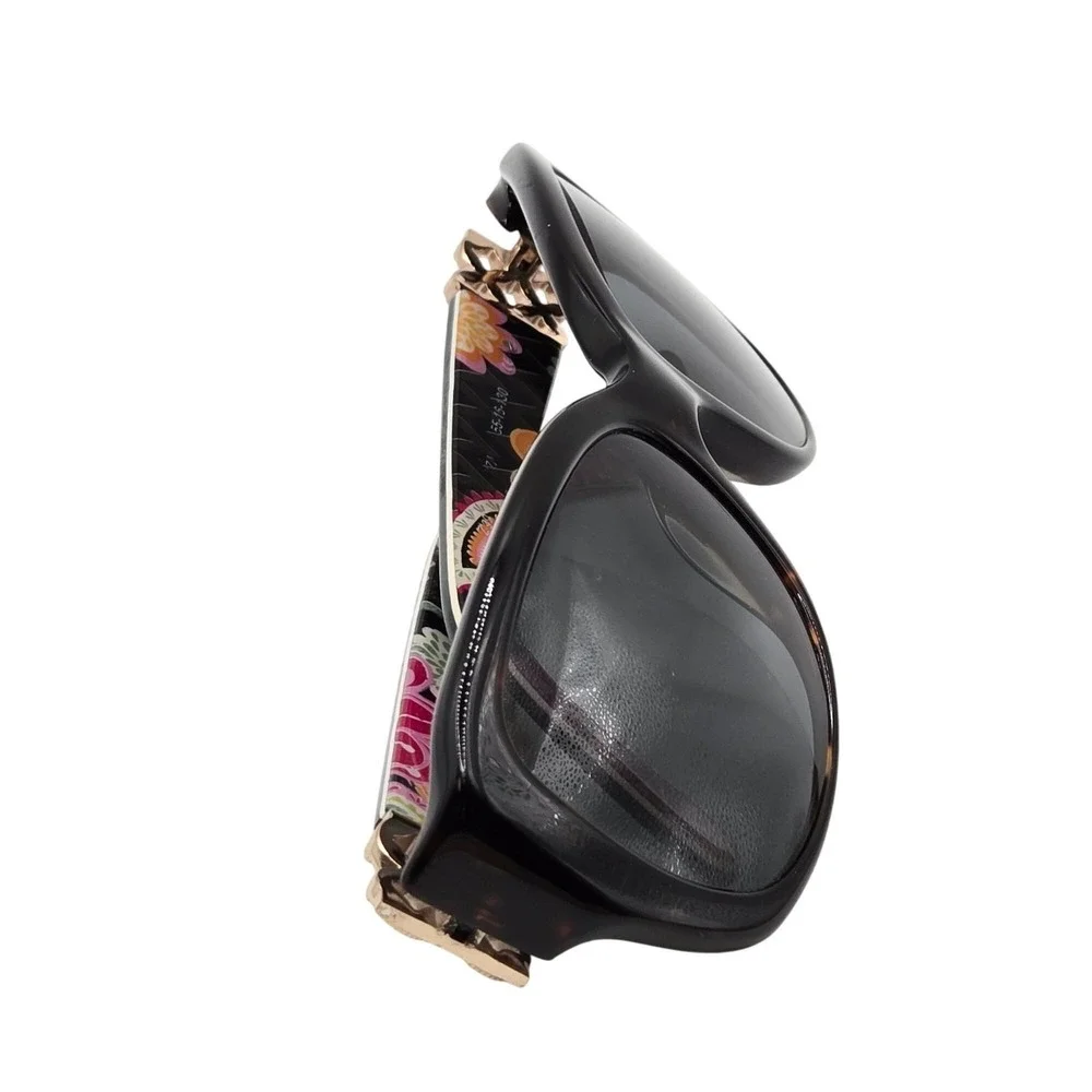 Vera Bradley Women's Sunglasses Floral Temple Black Frame‎ UV400 55-16-130